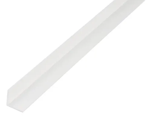 Alberts® Winkelprofil, gleichsch., PVC weiß 2000 x 60 x 60 x 2 mm - Hochwertiges PVC-Winkelprofil für vielseitige Anwendungen im Bauwesen. Langlebig und robust, ideal zur Unterstützung von Konstruktionen und Verkleidungen.