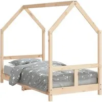 Produktbild vidaXL Kinderbett 80x160 cm aus massivem Kiefernholz