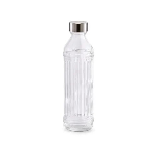 Basera Glasflasche mit Edelstahlverschluss, 500 ml