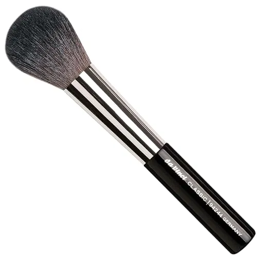 da Vinci Classic Luxe 94244 - Naturhaare Puderpinsel - Puderpinsel aus Naturhaaren, handmade in Germany. Ideal für gleichmäßigen Puderauftrag und zarte Übergänge für einen matten Teint.
