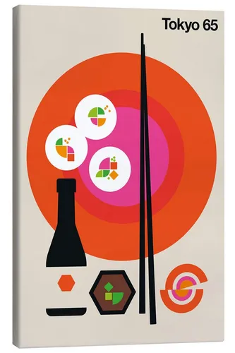 Posterlounge Wandbild Tokyo 65, Bo Lundberg, erhältlich als Poster, Leinwandbild, Wandsticker oder Acrylglasbild