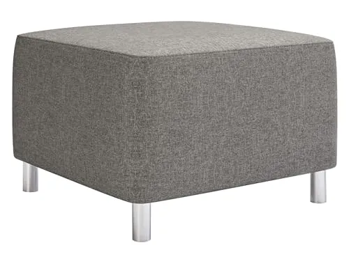 Mirjan24 Moderner Polsterhocker Dover, Sitzhocker Hocker Sitzbank Fußbank Pouf Farbauswahl (Lux 05)
