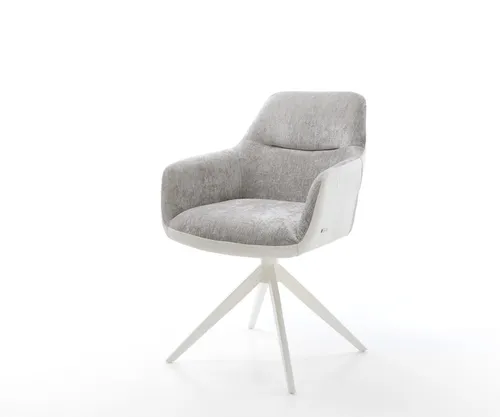 DELIFE Drehstuhl Pejo-Flex in weiß von Delife