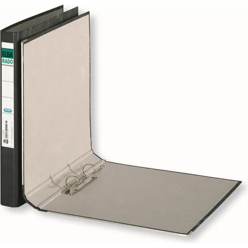 Elba Ringbuch rado, DIN A4, 2-Ring, Rückenbreite: 38 mm schwarz, Deckel innen Papier-aussen mit Wolke (A4, 38 mm, 1 Stk.) (11413)