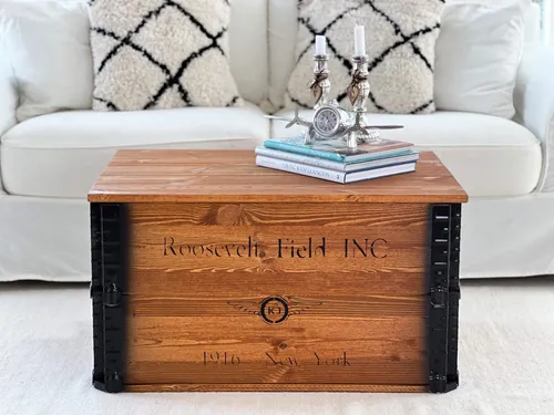 Truhe Couchtisch Holz massiv