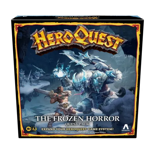 Avalon Hill HeroQuest The Frozen Horror Quest Pack - Erweiterung für das HeroQuest Spielsystem - Gesellschaftsspiel für Abenteuerliebhaber, bietet spannende neue Herausforderungen und Charaktere für das beliebte HeroQuest System.