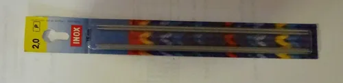 Strumpfstricknadeln Stärke 2 Länge 15 cm INOX 191361