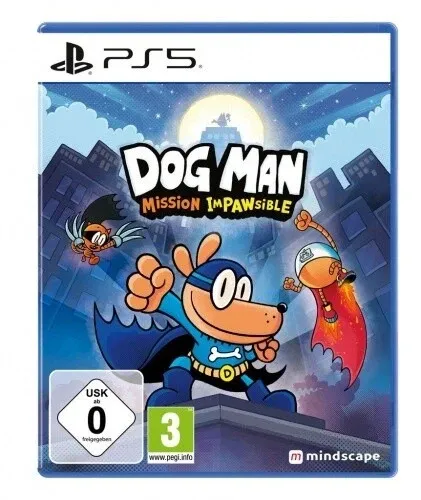 Dog Man Mission Impawsible - PS5 - PC- & Videospiele: Erlebe spannende Abenteuer mit Dog Man und seinen Supa Buddies in 50 aufregenden Levels voller Humor, Action und kniffligen Rätseln!