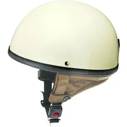 Redbike RB-500 Jethelm - Beige - XL - Motorradhelm aus Fiberglas mit komfortablem Textil-Innenfutter und integrierter Brillenschlaufe, ideal für Oldtimer-Liebhaber.