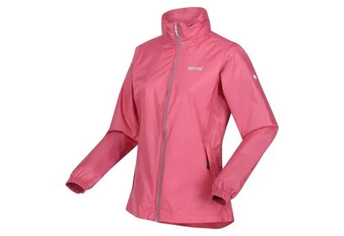Regatta Corinne IV Damen Regenjacke - Wasserdicht, Rosa, Größe 38 - Funktionale Damen Regenjacke von Regatta, wasserdicht mit 5.000mm Wassersäule, atmungsaktiv und leicht verstaubar in der Seitentasche. Ideal für unbeständiges Wetter!