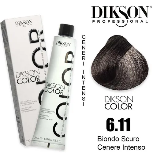 Haarfarbe 6.11 Dikson Dunkel Aschblond Intensiv 120Ml