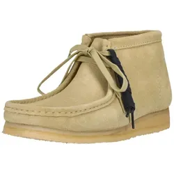 Clarks Originals Wallabee Boot 5252 Maple Suede - Elegante Schnürschuhe - Hochwertige Veloursleder-Schnürschuhe mit Kreppsohle für optimalen Komfort und Stil. Der Wallabee Boot vereint klassisches Design mit modernen Akzenten und ist ideal für jede Gelegenheit.