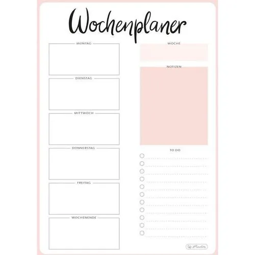 Herlitz Wochenplaner A5, 2026