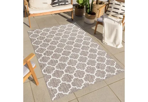 Carpet City Outdoorteppich Outdoor 462, rechteckig, Höhe: 5 mm, Läufer, UV-beständig, Flachgewebe, auch quadratisch, In- und Outdoor