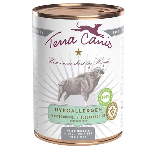 Terra Canis Hypoallergen Wasserbüffel mit Süßkartoffel / getreidefrei 400 g
