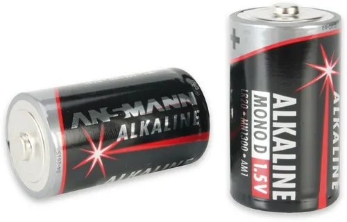 Ansmann Mono-Batterie Alkaline Red 2er Blister von Ansmann