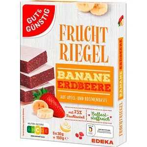 GUT&GÜNSTIG Fruchtriegel 5 Riegel