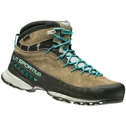 La Sportiva TX4 Mid Woman GTX - Wasserdichter Damen Wanderstiefel - Robuster mid-cut Wanderstiefel aus Wildleder mit atmungsaktiver Gore-Tex Membran, ideal für Klettersteige und technische Wanderungen. Hoher Tragekomfort und optimale Stabilität für Bergliebhaber.