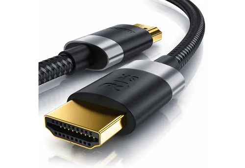 Primewire HDMI-Kabel, 2.1, HDMI Typ A (400 cm), 8K @ 120Hz / 4K @ 240Hz DSC, Ultra High Speed, Nylonummantelung, 4m