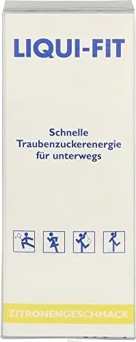 LIQUI FIT flüssige Zuckerlösung Lemon Beutel 13 ml