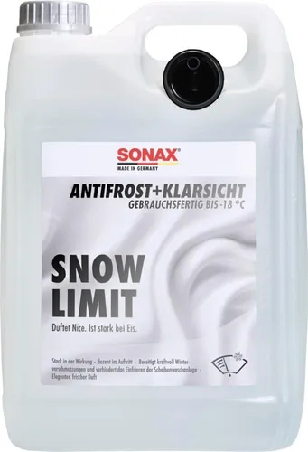 SONAX AntiFrost + Klarsicht bis -18°C Snow Limit 5,02 Liter Scheiben Frostschutz