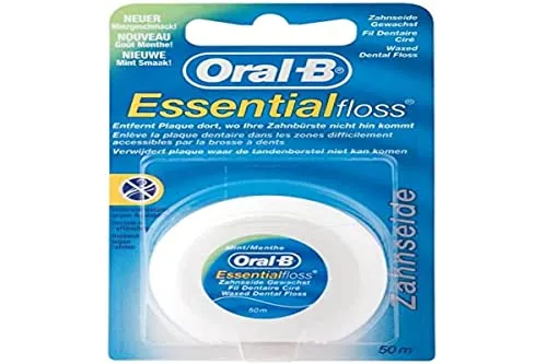 Oral-B Essential Floss Zahnseide Mint gewachst 50 m von Oral-B