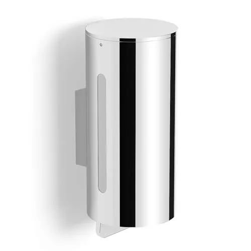 Smedbo Outline Seifenspender - Wandmontierbarer Seifenspender aus massivem Messing mit verchromter Oberfläche, ideal für ein modernes Badezimmer. Fassungsvermögen von 300 ml für optimale Nutzung.