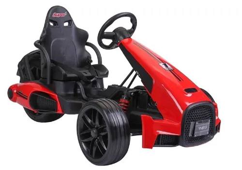 Elektro-Kinderauto Kinderfahrzeug Elektro Go-Kart rot