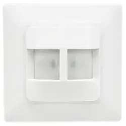 ChiliTec 22643 Unterputz PIR-Bewegungsmelder 180° LED geeignet, 2-Draht Technik, weiß