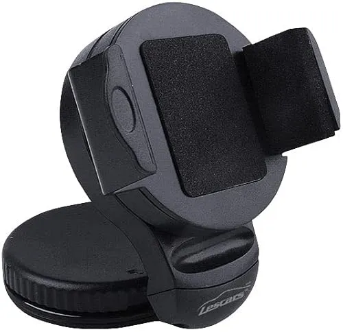 Lescars Handyhalterung Saugnapf: Kfz-Saugnapf-Smartphone-Halterung für Frontscheibe & Armaturenbrett (Handyhalterung Auto, Auto Scheibe, Halterungen für Navi)