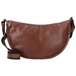Harold's Umhängetasche Caugio aus Leder - Stylische Umhängetasche aus pflanzlich gegerbtem Leder, ideal für moderne Frauen. Mit abnehmbarem, verstellbarem Riemen für individuellen Tragekomfort und sicherem Zugang durch Reißverschluss.