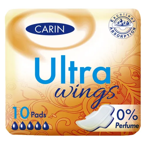 Carin Ultra Wings podpaski higieniczne 10szt (P1) 8594004300669