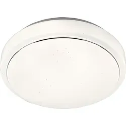 Moderne Badezimmer-Deckenlampe mit Sterneneffekt, dimmbar, LED – Ø 28 cm - Elegante Deckenlampe für innen mit dimmbarer LED-Technik. Ideal für Badezimmer und Flure. Bietet warmes und neutrales Licht für jede Stimmung.
