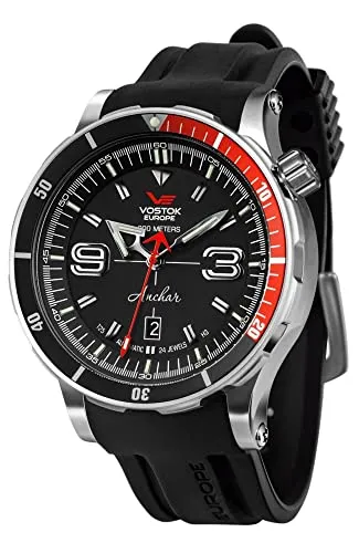 Vostok Europe Herrenuhr Analog Automatik mit Silikonarmband NH35A-510A587 Armband