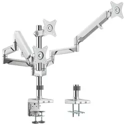 LogiLink Befestigungskit für Monitore - Monitorzubehör mit einstellbarem Arm, geeignet für Bildschirmgrößen von 17