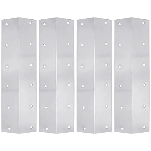 WELL GRILL 41 x 12,7 cm Edelstahl Brennerabdeckung Aromaschienen Gasgrill Ersatzteile für West Point 2-Burner, Blooma EM-84400SS, Kansas 4-Burner, TCG4203, THG2205, THG2206, Ultra 4-Burner (4 Pack)