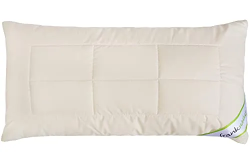 franknatur Kopfkissen Lyocell - Höheneinstellbares Kissen für Allergiker - Hochwertiges Kissen mit 70% Polyester und 30% Lyocell, waschbar und höhenregulierbar für optimale Liegeposition. Ideal für Allergiker dank feuchtigkeitsregulierender Eigenschaften.