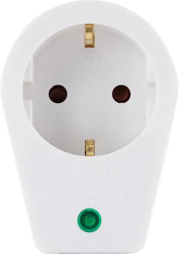 REV Steckdosenadapter 1-fach weiß