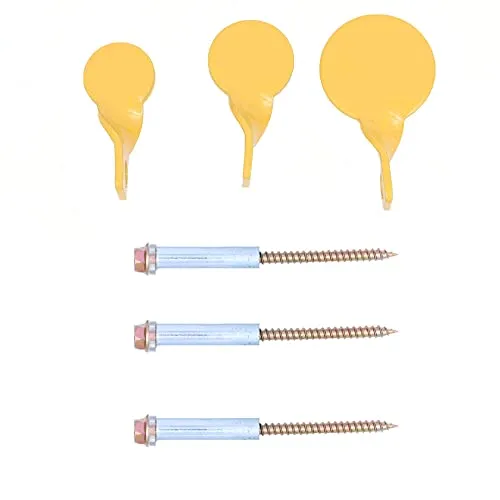 ANCLLO 3 x Mini-Spinner-Zielscheiben zum Zurücksetzen von Zielen für Schießschießen im Freien und zum Üben.