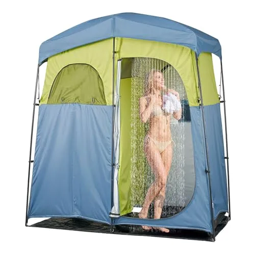 VEVOR Duschzelt mit 2 Räumen – Toilettenzelt für Camping und Strand