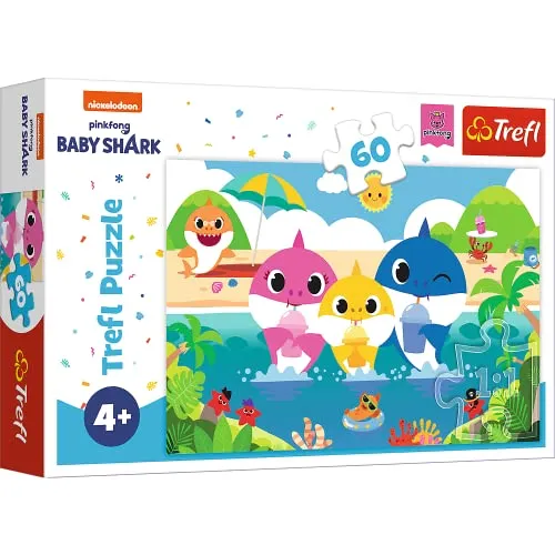 Trefl 17370 Urlaub - 60 Teile Puzzle mit bunten Märchenfiguren, für kreative Unterhaltung und Spaß für Kinder ab 4 Jahren, fördert Konzentration und Phantasie