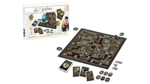 Harry Potter Hogwarts Hallways Brettspiel - Magisches Abenteuer durch die Gänge von Hogwarts, ideal für Fans und Familienabende