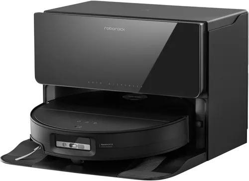 Roborock Saros 10 R&D System schwarz - Vollautomatischer Saugroboter mit Hinderniserkennung und Raumkartierung, ideal für Teppich- und Hartbodenreinigung. Inklusive Ladestation mit Reinigungsfunktion und Sprachsteuerung.