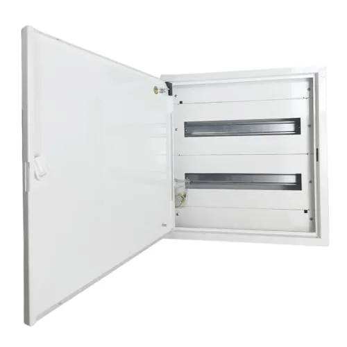 Doktorvolt Verteilerkasten Aufputz 36 Module - Sicherungskasten aus Metall für die Aufputzmontage, ideal für industrielle Anwendungen mit Schutz-, Steuer- und Schaltgeräten.