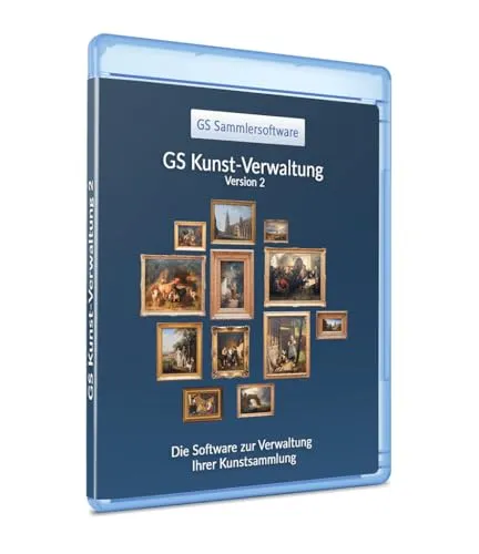 GS Kunst-Verwaltung 2 - Software für Kunstsammler - Datenbank Programm für Gemälde, Grafiken, Skulpturen und Plastiken