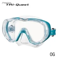 Tusa Tauchmaske M-3001 Freedom Tri-Quest - Ocean Green