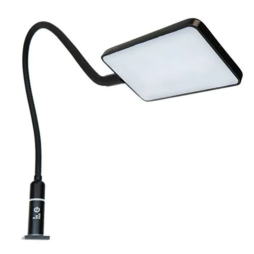 Kalb 4W LED Bettleuchte - Flexleuchte für Nachttisch - Tischlampen in elegantem Design mit flexiblem Schwanenhals, dimmbar über Touch-Schalter und angenehm warmweißem Licht für gemütliche Abende.