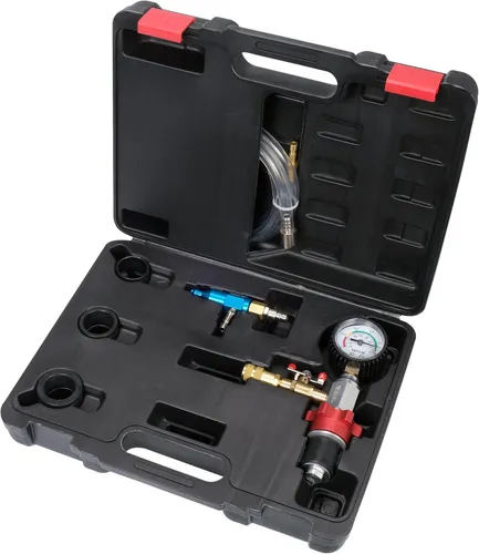 Yato YT-72996 Vakuumfüllset für Kühlsysteme - Professionelles Vakuumfüllset für Kühlsysteme, inkl. universeller Gummiverbindung und manometer. Ideal für präzise und effiziente Wartung von Fahrzeugen.