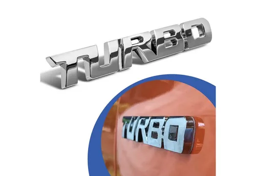 Adapter Universe Zierleisten-Aufkleber Turbo Emblem Zeichen Chrom Schriftzug 3D Logo Auto Aufkleber Tuning