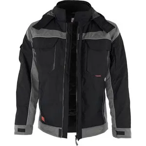 Qualitex Arbeitsjacke PRO 203045 - Winddichte Winterjacke in 3XL - Arbeits- & Schutzkleidung: Strapazierfähige, winddichte Winterjacke mit warmem Innenfutter und Reflexstreifen für optimale Sichtbarkeit. Ideal für kalte Arbeitsbedingungen.